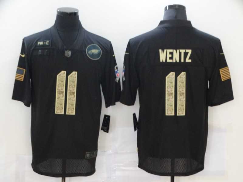 Nike Eagles 11 Carson Wentz Black Camo 2020 Salute To Service Limited Jersey,We sell and wholesale Nike Eagles 11 Carson Wentz Black Camo 2020 Salute To Service Limited Jersey on line form chian!